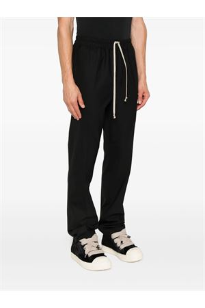Pantaloni in lana vergine nera RICK OWENS | RU02E1390ZL09